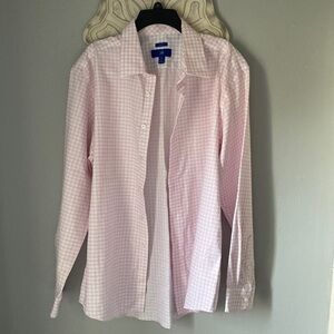 Egara Plaid Dress Shirt XL